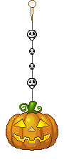 pumpkin on string